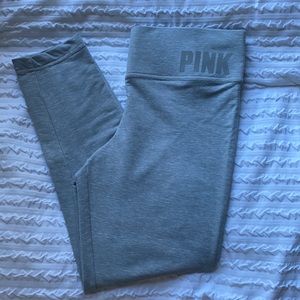 PINK M gray leggings